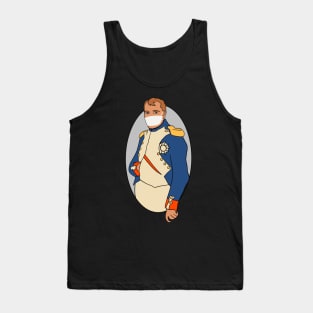 Napoleon In Face Mask - Social Distancing Quarantine Drawing Tank Top